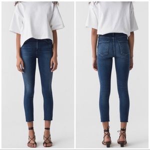 AGOLDE HIGH RISE SKINNY CROP STRETCH DENIM JEAN 29